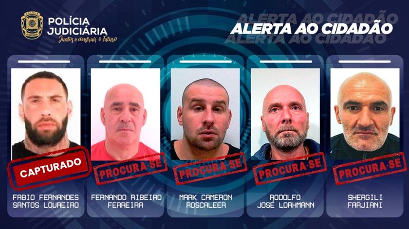 Detido um dos fugitivos de Vale de Judeus