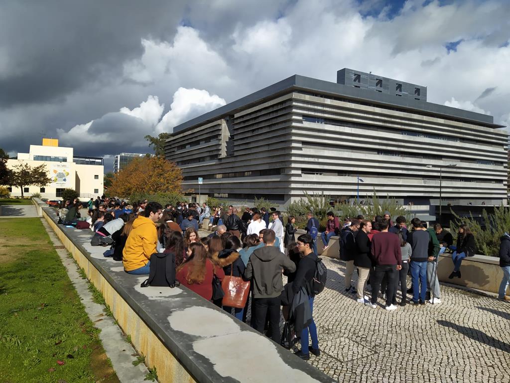A Faculdade de Ciências da Universidade de Lisboa era o alvo do ataque.  Foto: DR