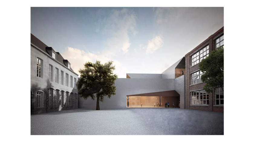 Faculdade de Arquitectura em Tournai, na Bélgica. Foto: Aires Mateus