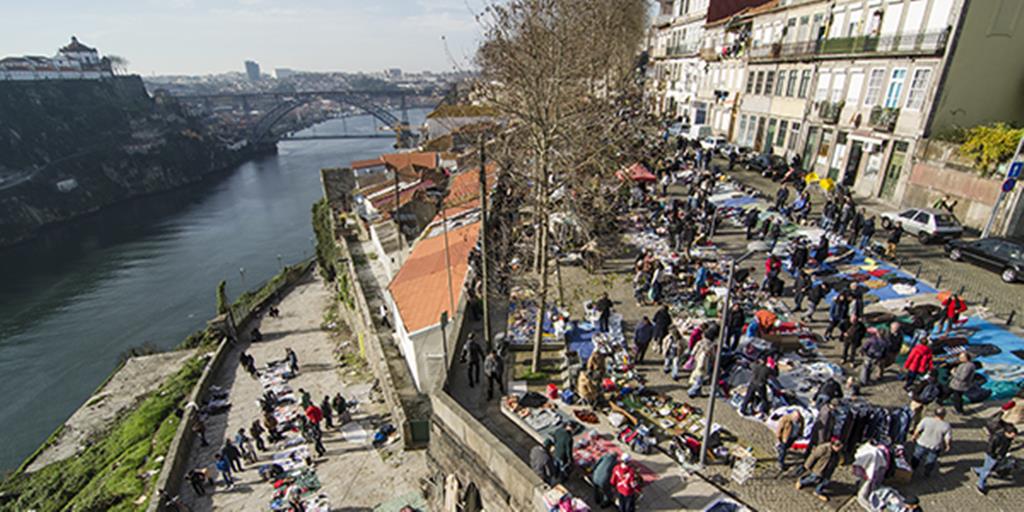 Feira da Vandoma, no Porto. Foto: DR