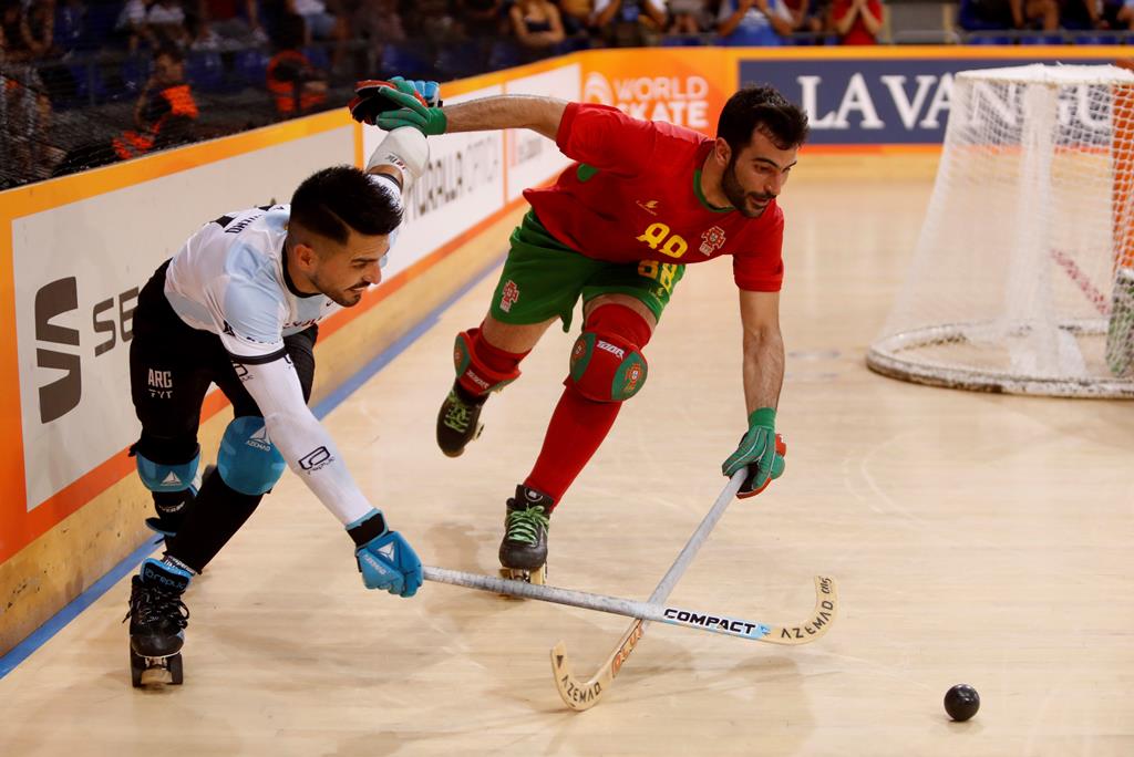 Final campeonato mundo hóquei patins Portugal Argentina Foto Toni Albir EPA