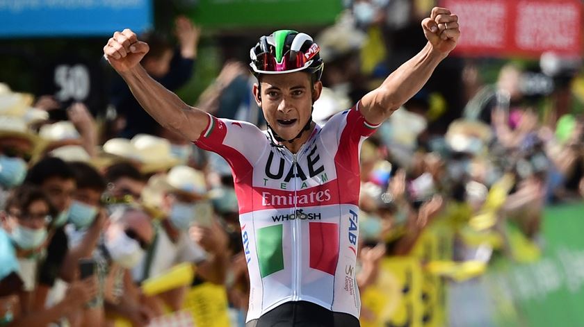 Davide Formolo, da UAE-Team Emirates. Foto: Justin Setterfield/EPA