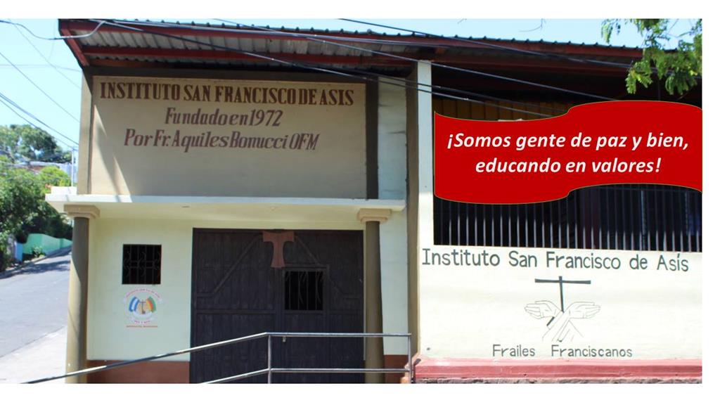 Colégio São Francisco de Assis, em Matagalpa, Nicarágua. Foto: Facebook