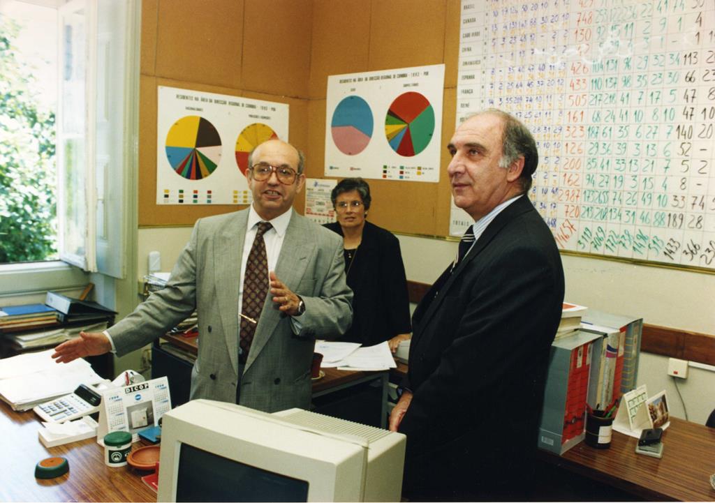 António Lencastre Bernardo (à direita na foto) foi o quarto diretor do SEF, entre 1994 e 2001. Foto: SEF