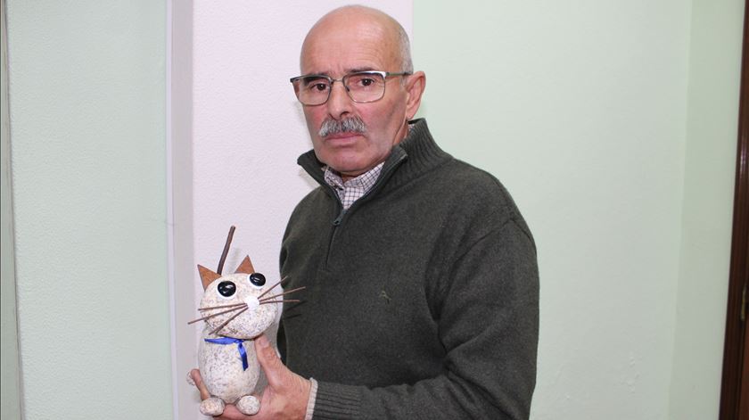 O primeiro trabalho de Luís Cabral foi um gato para oferecer à esposa. Foto: Liliana Carona/RR