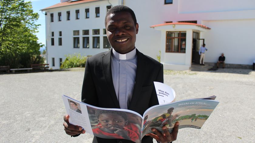 Moçambicano Adelino Mano foi ordenado diácono em Gouveia. Foto: Liliana Carona/RR