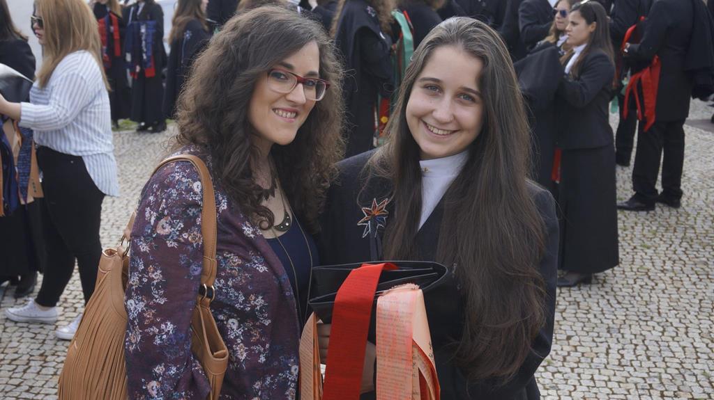 Fabiana e a irmã Cátia
