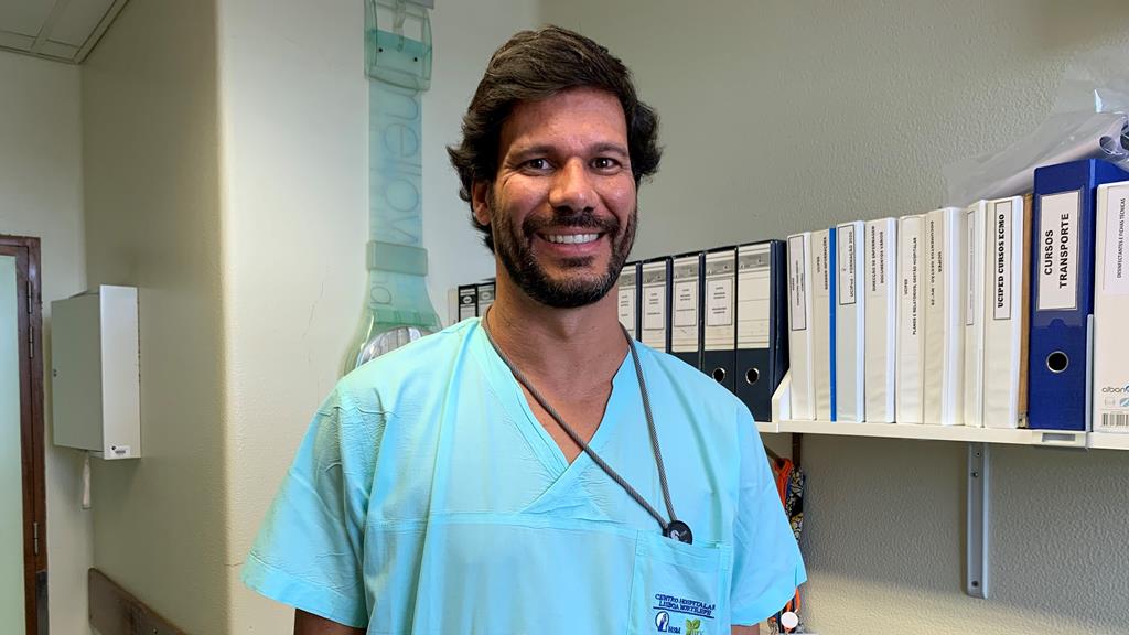 Francisco Abecasis, intensivista pediátrico do Hospital de Santa Maria. Foto: DR