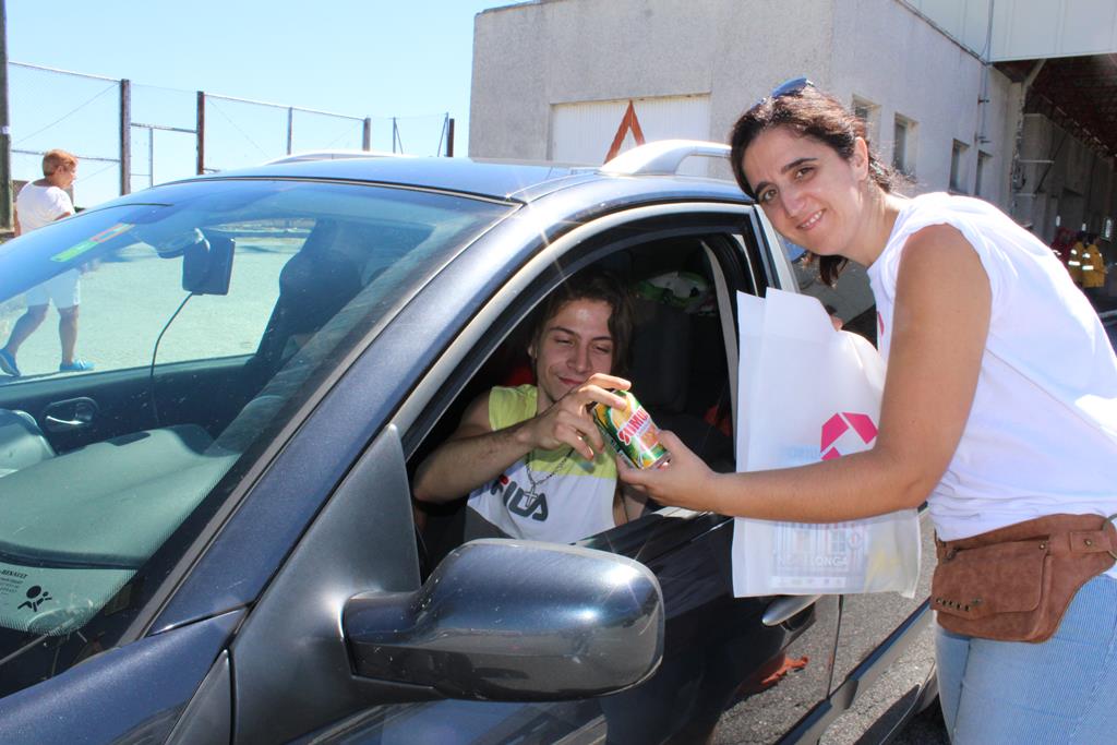 Campanha de sensibilização de emigrantes em Vilar Formoso. Foto: Liliana Carona/RR (arquivo)