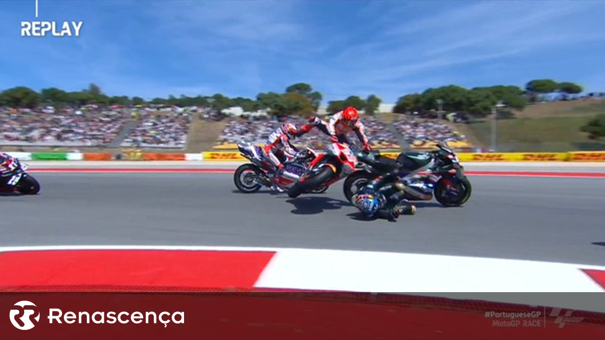 MotoGP. Acidente tira Miguel Oliveira do GP de Portugal, corrida ganha por  Francesco Bagnaia - Renascença