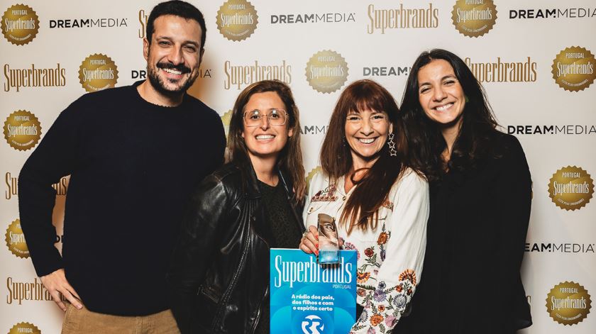 Renato Duarte, Sofia Gandra, gestora de marca da Renascença, Ana Galvão e Teresa Oliveira foto:Superbrands