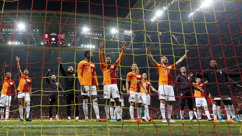 Galatasaray melhorou com os reforços de inverno, na opinião de Castro. Foto: Murad Sezer/Reuters