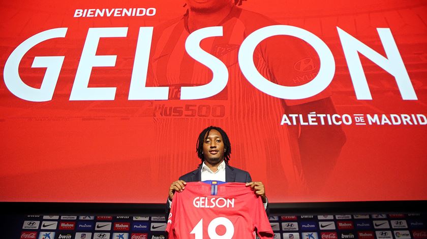Gelson fica com o "18". Foto: Atlético de Madrid
