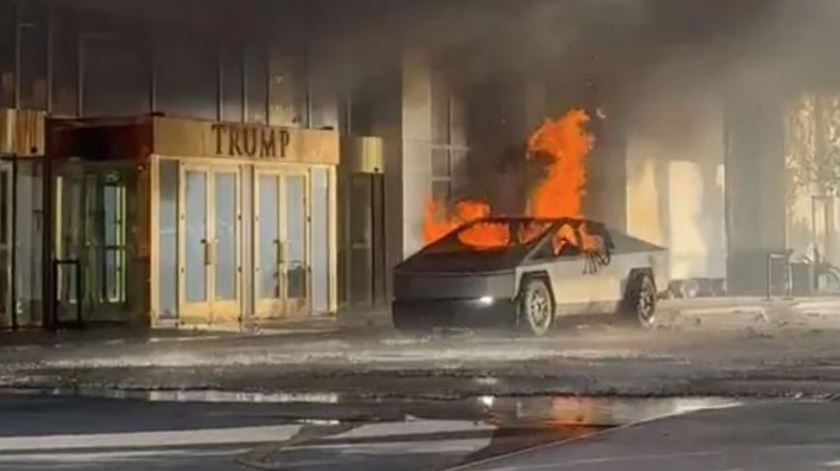 Ataque terrorista? Explosão de Tesla Cybertruck junto a Hotel de Trump faz  um morto e vários feridos - Renascença V+