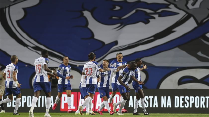 FC Porto está na liderança do campeonato, com seis pontos de vantagem sobre o Benfica Foto: José Coelho/Lusa