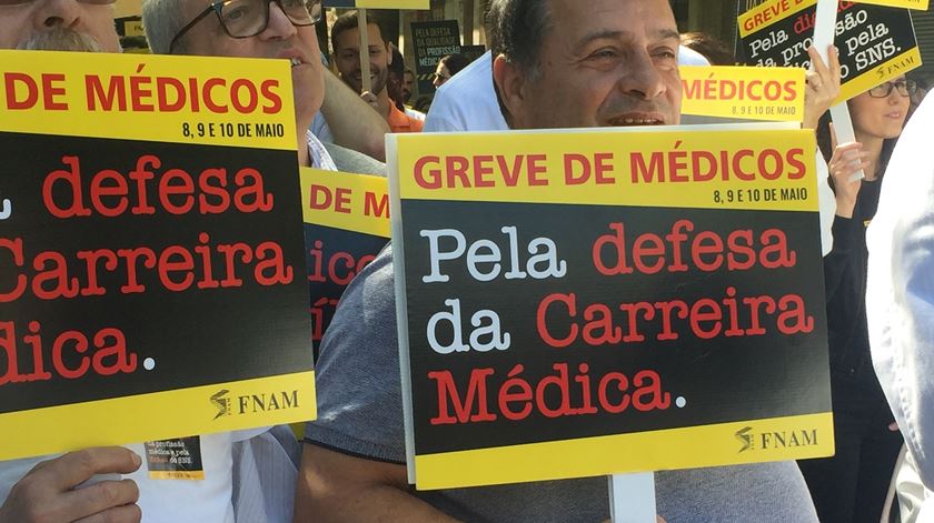 Médicos novamente de greve esta semana. Foto: Ana Rodrigues/RR