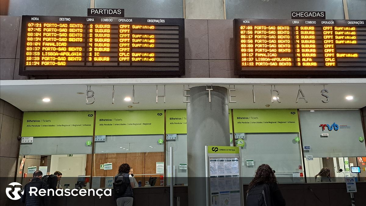 Greve na CP suprimiu 74 comboios até às 12h00