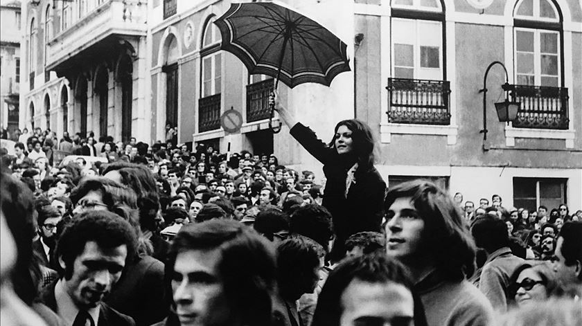 25 de abril de 1974 em Lisboa. Foto: Guilherme Silva