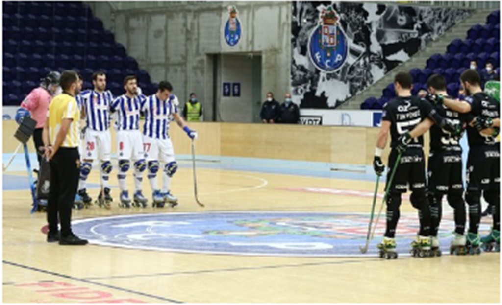 Hóquei em patins. FC Porto - Sporting com homenagem a Quintana. Foto: FCP
