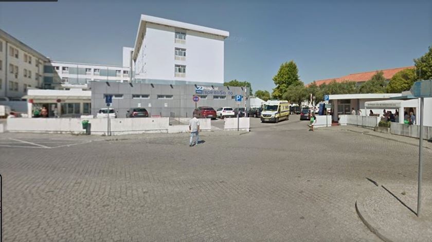 Hospital do Espírito Santo de Évora onde estão internados utentes de lar de Reguengos de Monsaraz. Imagem: Google Maps