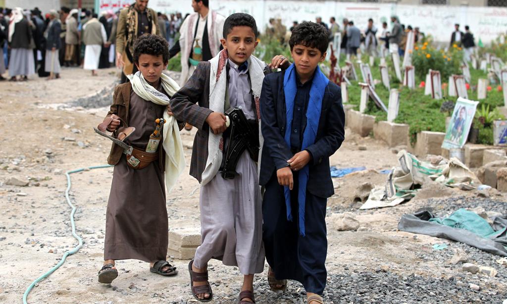 Conflito no Iémen arrasta-se há anos. Foto: Yahya Arhab/EPA