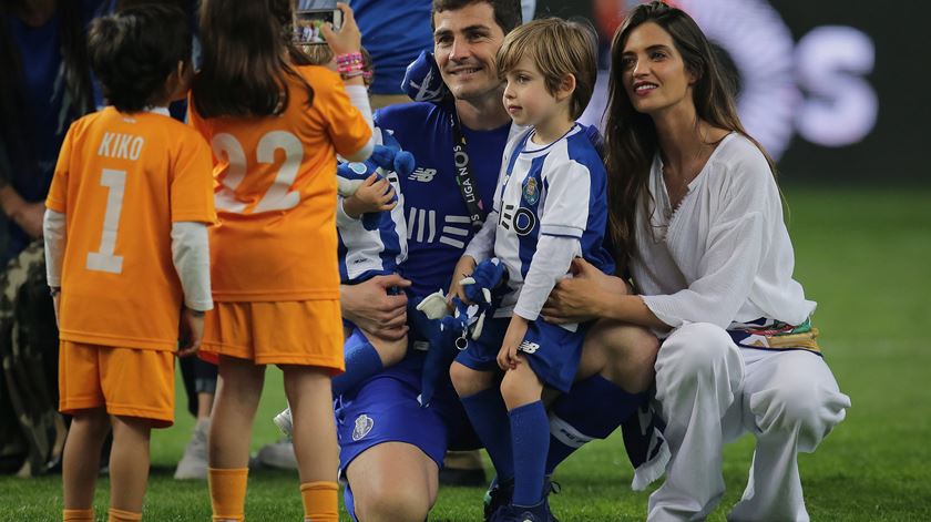 Iker Casillas e Sara Carbonero. Foto: Manuel Fernando Araújo/Lusa