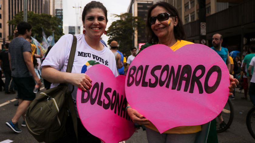 Manifestação pró-Bolsonaro. Foto: Mia Alberti