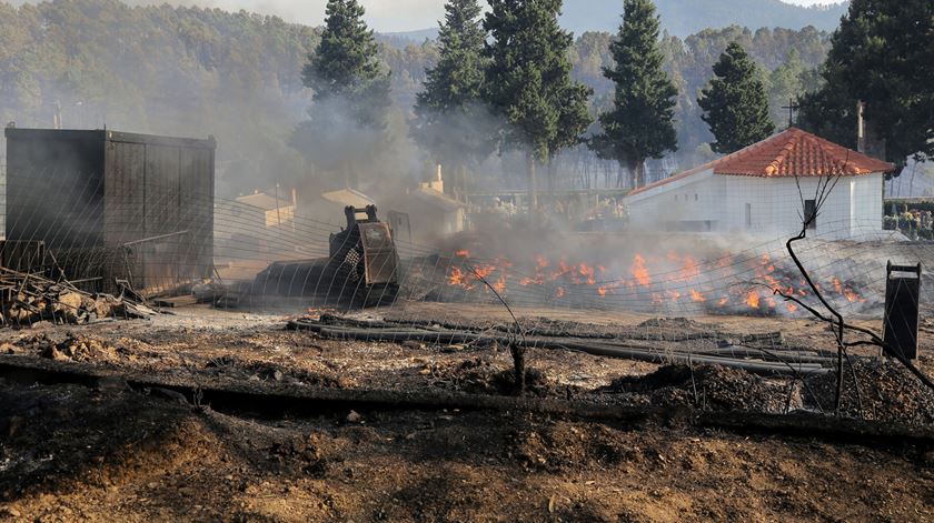 Fogo em Oleiros não tem dado tréguas. Foto: António José/Lusa