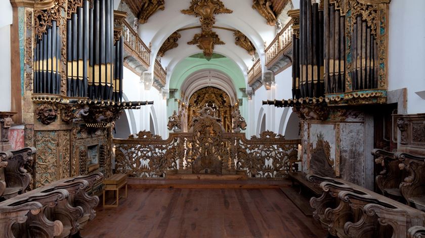 Interior do Mosteiro de Pombeiro. Foto DRCN