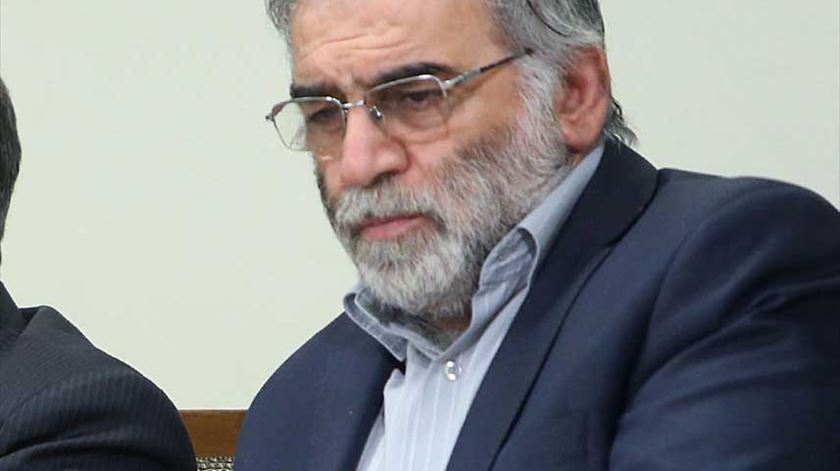 Cientista nuclear Mohsen Fakhrizadeh. Foto: Gabinete do líder supremo do Irão