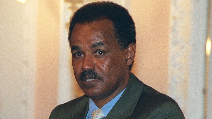 Isaias Afwerki, líder da Eritreia. Foto: WikiCommons