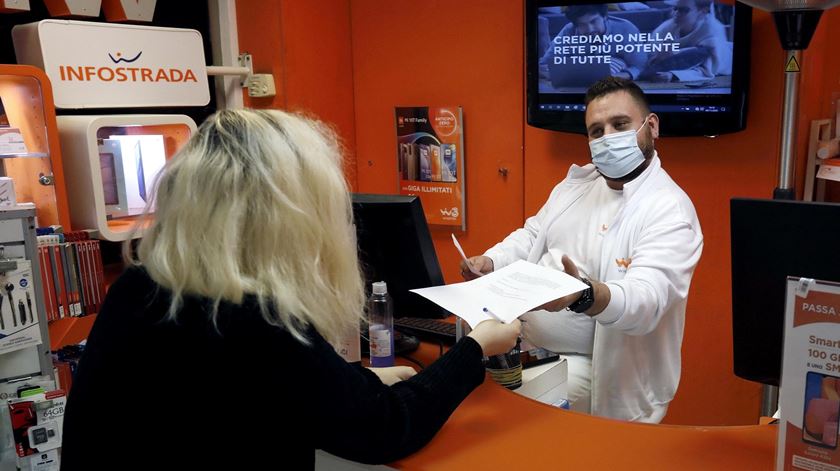 Milão, e a região da Lombardia, continuam a ser o epicentro da pandemia em Itália. Foto: Mourad Balti Touati/EPA