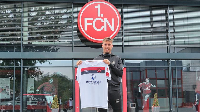 O Nuremberga contratou Iuri Medeiros ao Sporting, por dois milhões de euros Foto: FC Nuremberga