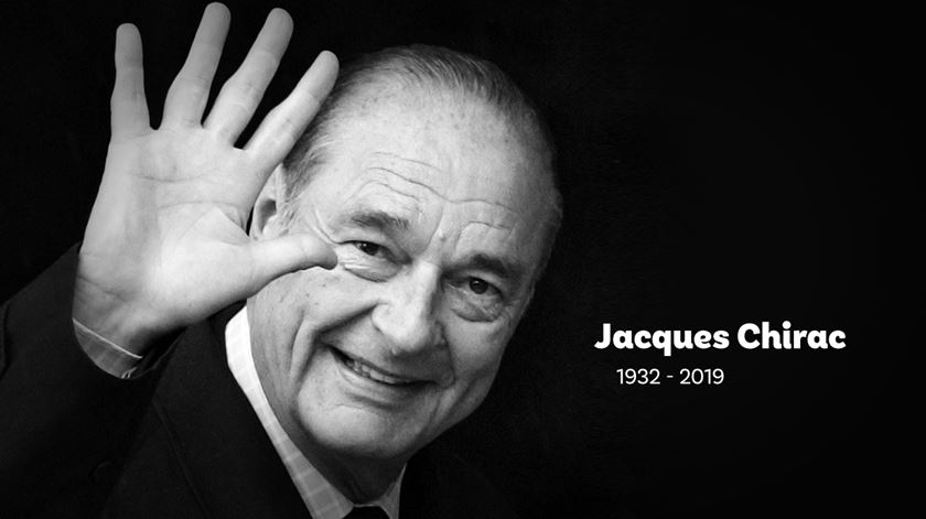 Jacques Chirac, ex-Presidente de França, morreu esta quinta-feira. Foto: Montagem RR