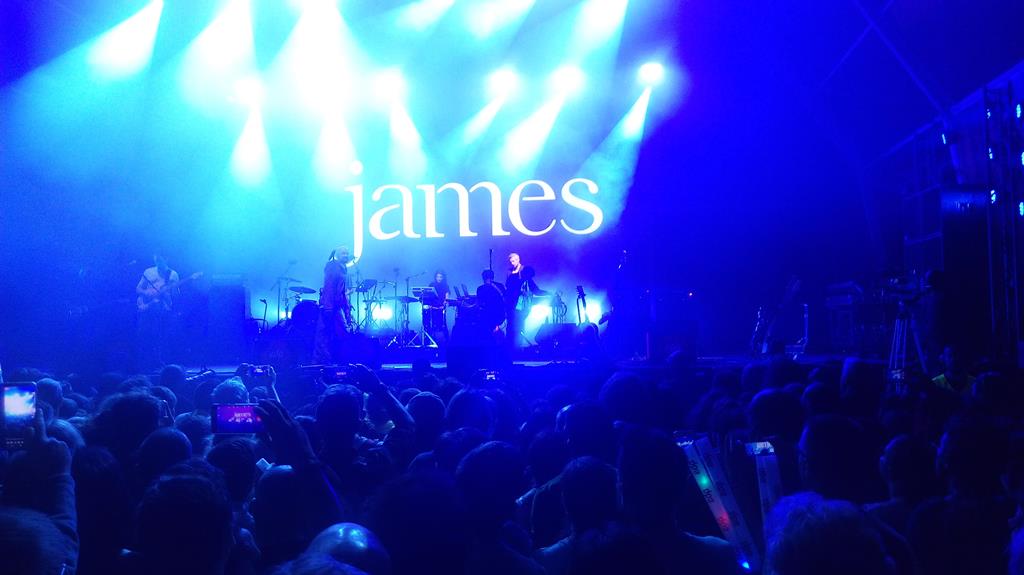 Os James em concerto no Festival de Vilar de Mouros, em 2018. Foto André Rodrigues/RR