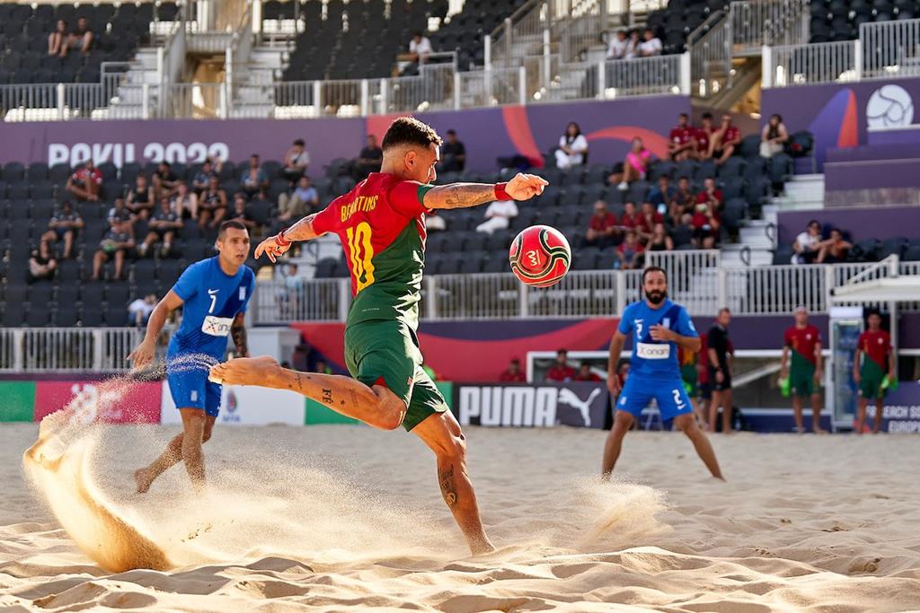 Jogos Europeus. Portugal derrota Azerbaijão em futebol de praia