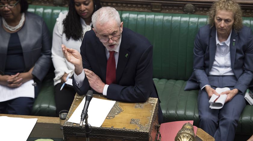 Jeremy Corbyn. Foto: Jessica Taylor/parlamento britânico/EPA