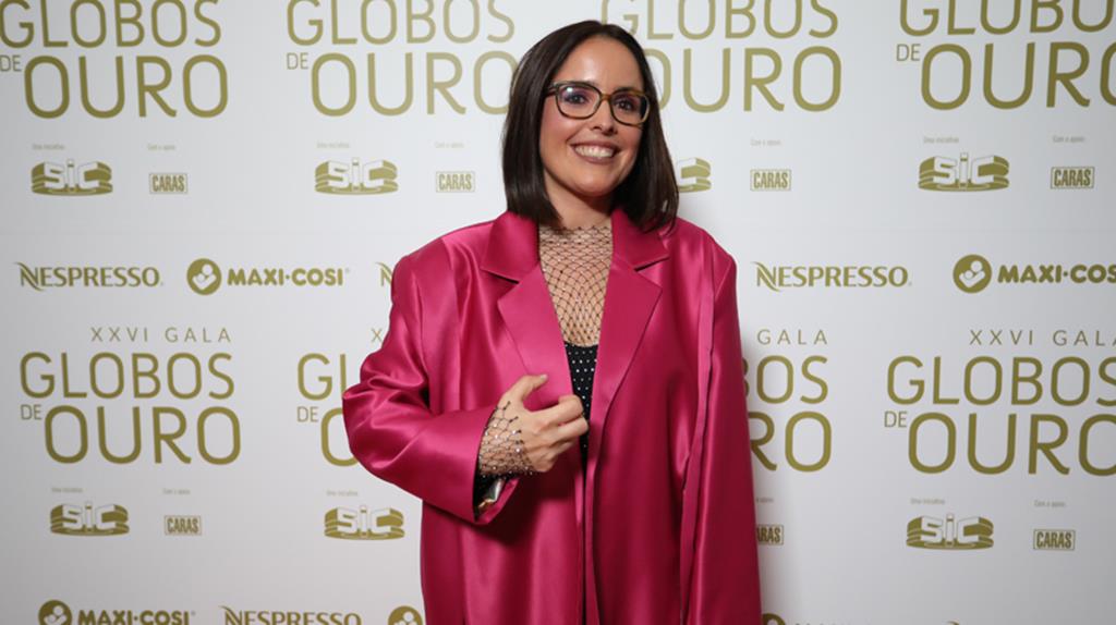 Joana Marques vencedora do Globo de Ouro para Personalidade do Ano Digital 2022 Foto: SIC