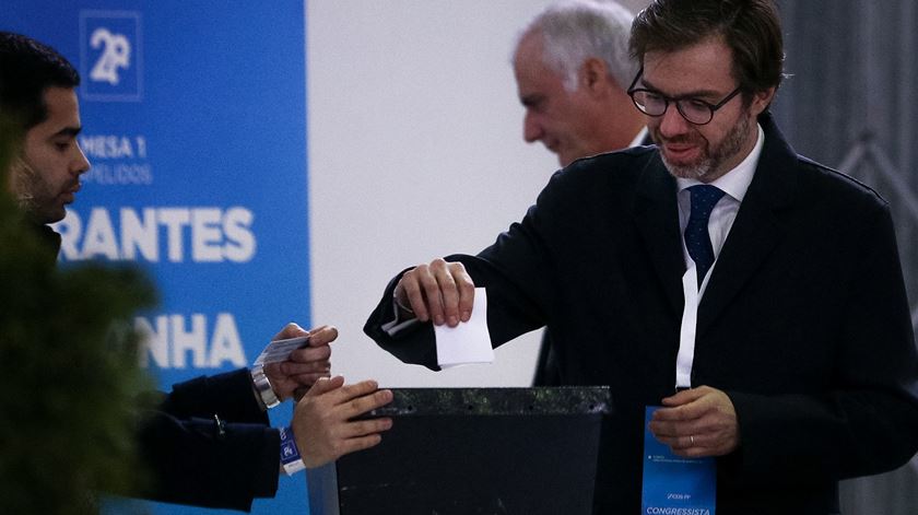 João Almeida, candidato derrotado à liderança do CDS. Foto: Paulo Novais/Lusa