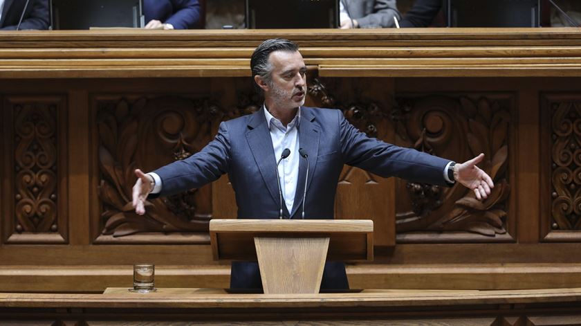 João Cotrim Figueiredo discursa no Parlamento. Foto: Miguel A. Lopes/Lusa