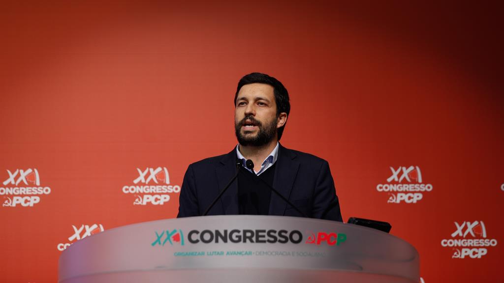 João Ferreira, candidato pela CDU à Câmara de Lisboa. Foto. António Cotrim/Lusa