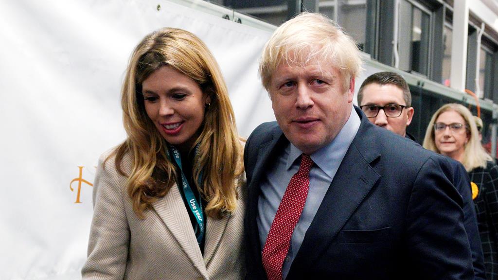 Boris Johnson casou em finais de maio com Carrie Symonds. Foto: Will Oliver/EPA