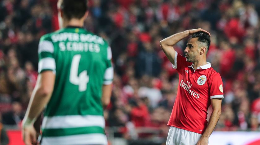 Benfica sentiu a falta de Jonas na reta final do campeonato. Foto: Miguel A. Lopes/Lusa