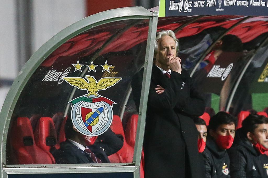 Prioridade do Benfica, neste momento, é conseguir a qualificação para a Liga dos Campeões Foto: Paulo Cunha/Lusa