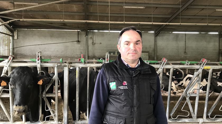 José Augusto - produtor de leite Barcelos Foto: DR