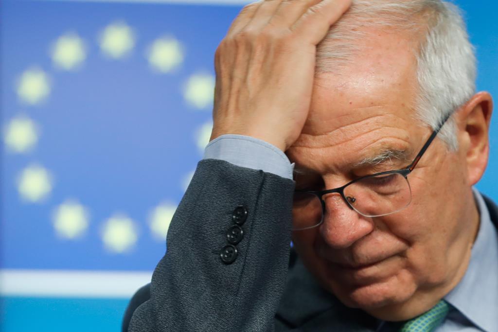 O chefe da diplomacia da União Europeia, Josep Borrell. Foto: Stephanie Lecocq/EPA