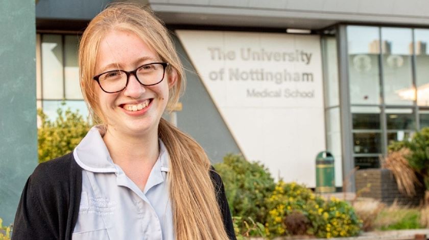Julia Rynkiewicz, aluna suspensa pela Universidade de Nottingham por ser pró-vida. Foto: ADF