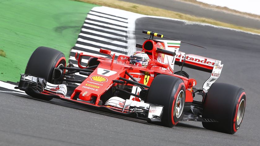 Raikkonen continua mais um ano na Ferrari. Foto: Geoff Caddick/EPA