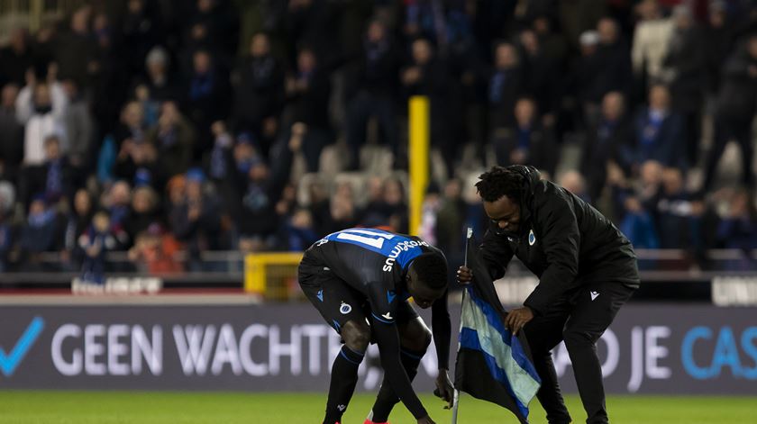 Club Brugge será o campeão, se a o campeonato belga for interrompido. Foto: Kristof van Accom/Reuters