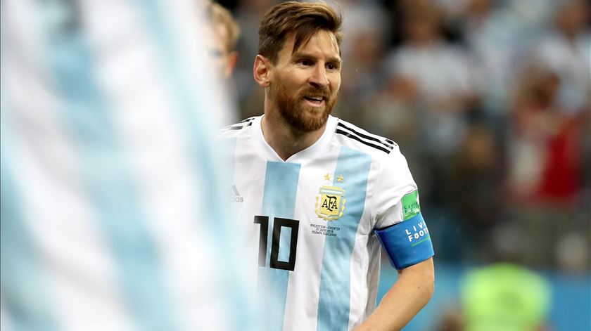 Este não é, por certo, o Mundial de Messi. Foto: EPA